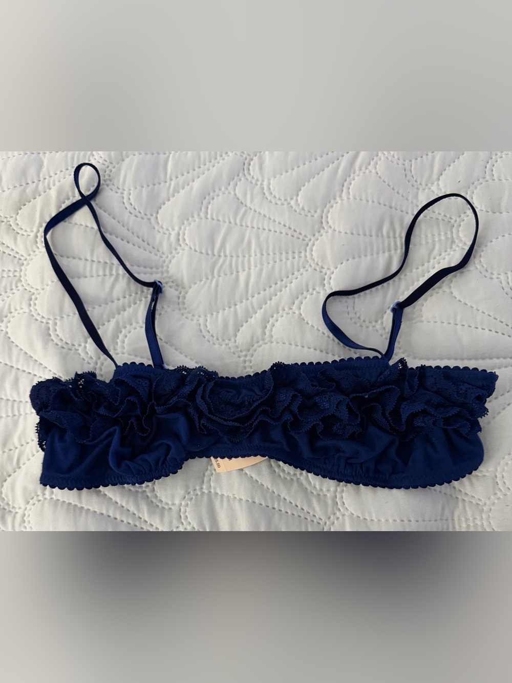 Victoria's Secret Navy Ruffle Bralette